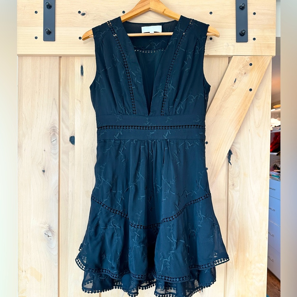 Mare Mare embroidered silk cocktail dress